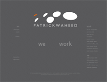 Tablet Screenshot of patrickwaheed.com